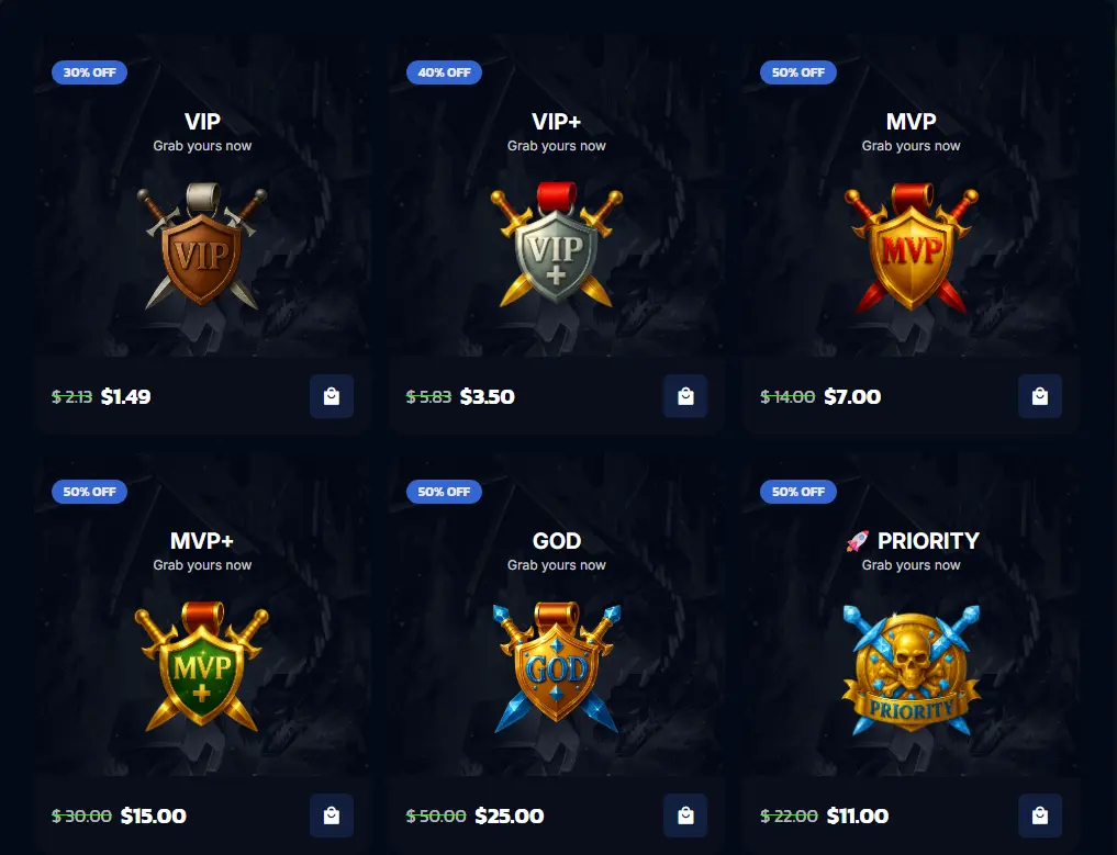 mcFleet Store : Simple Guide for Minecraft Players 2 mcFleet Server Ranks 08 22 2025 02 31 PM